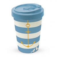 Bamboo mug To-Go - Beach Anchor