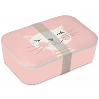 Bamboo Lunchbox - Happy Cat