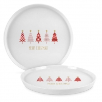 Porzellan-Teller 21cm - Tree Parade Trend Plate 21
