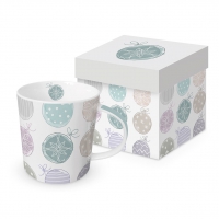 Porzellan-Henkelbecher - Nordic Ornaments