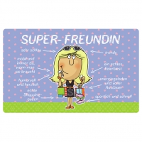 Frühstücks-Brettchen - Super-Freundin