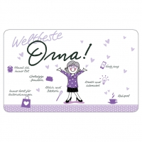 Frühstücks-Brettchen - Weltbeste Oma