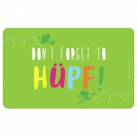 Frühstücks-Brettchen - Don´t forget to Hüpf