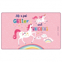 Frühstücks-Brettchen - Glitter & Unicorns