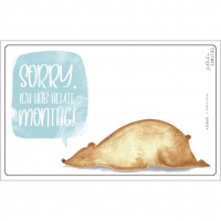 Frühstücks-Brettchen - Ich Hab Montag