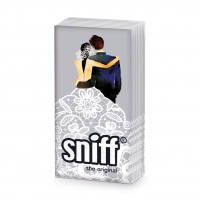 Taschentücher - Wedding Couple silver