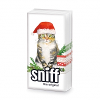 Taschentücher - Christmas Kitty