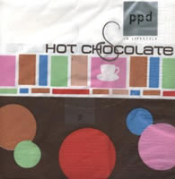 Servietten 33x33 cm - Hot Chocolate