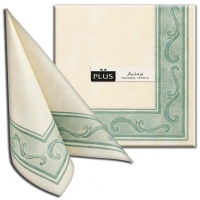 50 Airlaid Servietten 40x40 cm - Riccio Verde