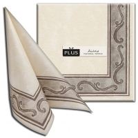 50 Airlaid Servietten 40x40 cm - Riccio Cacao