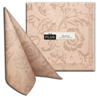 50 Airlaid Servietten 40x40 cm - Elite Cappuccino