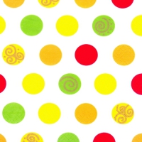 20 Servietten 33x33 cm - Balls