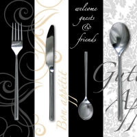 20 Servietten 33x33 cm - Enjoy your Meal 