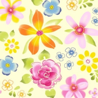 20 Servietten 33x33 cm - Spring Fever 