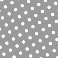 30 Servietten 33x33 cm - Dots grau
