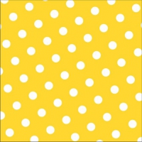 30 Servietten 33x33 cm - Dots gelb