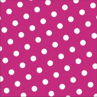 30 Servietten 33x33 cm - Dots fuchsia