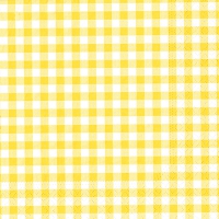 30 Servietten 33x33 cm - Vichy Karo gelb