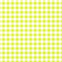 30 Servietten 33x33 cm - Vichy Karo limonengrün