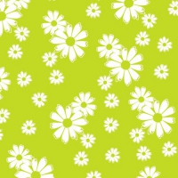 30 Servietten 33x33 cm - Blomma limonengrün