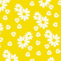 30 Servietten 33x33 cm - Blomma gelb