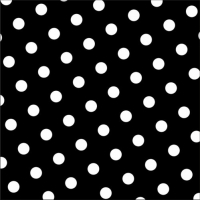 30 Servietten 33x33 cm - Dots schwarz