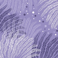30 Servietten 33x33 cm - Ferny lila