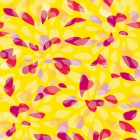 30 Servietten 33x33 cm - Hotspot gelb