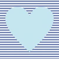 30 Servietten 33x33 cm - Hearty hellblau