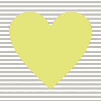 30 Servietten 33x33 cm - Hearty limonengrün