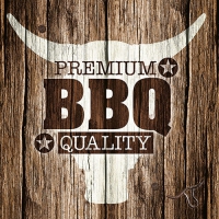 20 Servietten 33x33 cm - Premium BBQ 