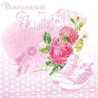 20 Servietten 33x33 cm - Parfumerie 