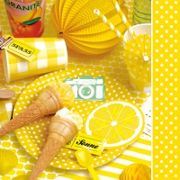 20 Servietten 33x33 cm - Sunny Side 