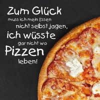 20 Servietten 33x33 cm - Pizzatime 