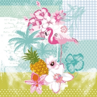 20 Servietten 33x33 cm - Flamingo 