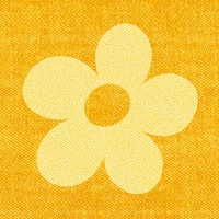 30 Servietten 33x33 cm - Bloomy gelb