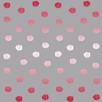 30 Servietten 33x33 cm - Rosebud grau