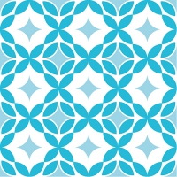 30 Servietten 33x33 cm - Paving blau