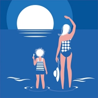 20 Servietten 33x33 cm - Enjoy Sea 