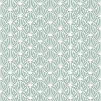 20 Servietten 33x33 cm - Shell Green 