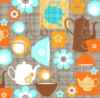 20 Servietten 33x33 cm - Coffee Party 