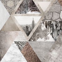 20 Servietten 33x33 cm - New Horizon 