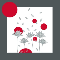 20 Servietten 33x33 cm - Downwind 