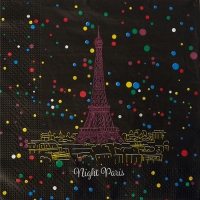 20 Servietten 33x33 cm - Paris by Night 
