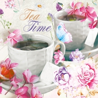 20 Servietten 33x33 cm - Tea for 2 