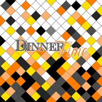 30 Servietten 33x33 cm - Dinner Time orange