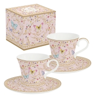 Porzellan-Tasse - Majestic Butterflies