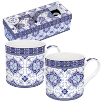 Porzellan-Tasse - Azulejo
