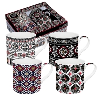 Set Tassen 300ml - Global Ethnic Incas