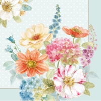 Servietten 33x33 cm - COTTAGE FLOWERS